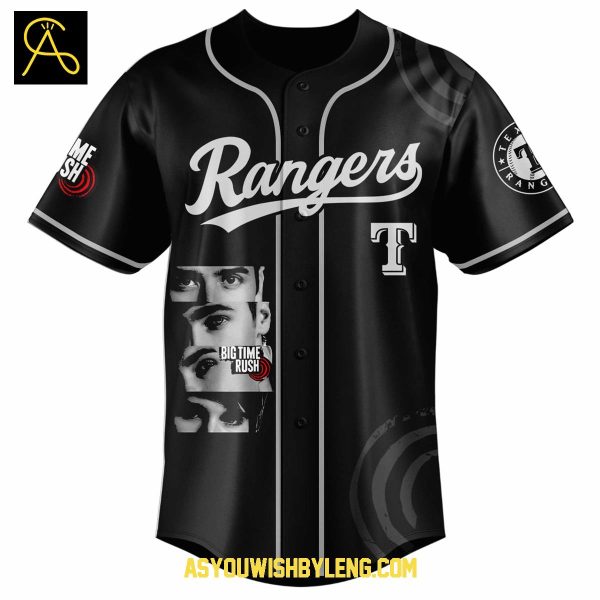 Texas Rangers 2025 Big Time Rush Forever Tour Celebration Baseball Jersey