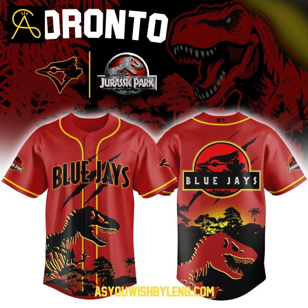 Toronto Blue Jays Jurassic World MLB Rebirth Baseball Jersey