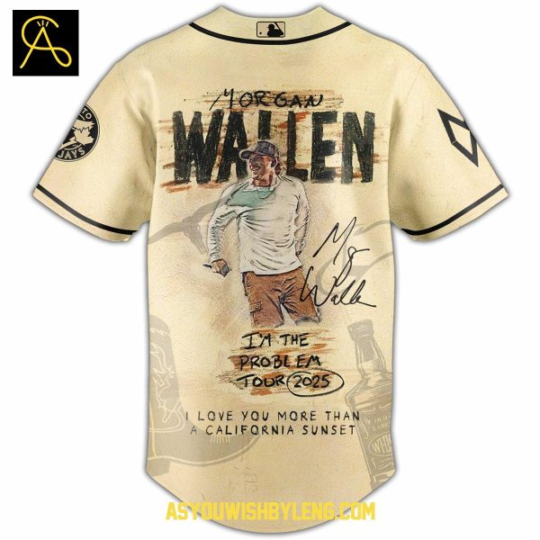 Toronto Blue Jays Morgan Wallen 2025 I’m The Problem Tour Baseball Jersey