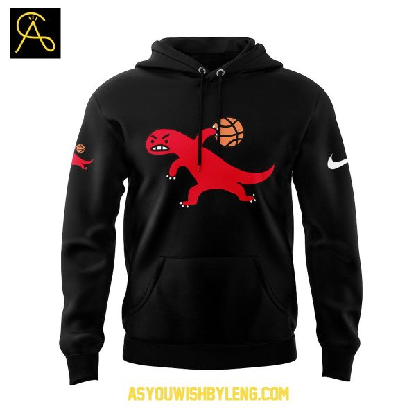 Toronto Raptors 2025 Dino Paint Collab Hoodie T-Shirt
