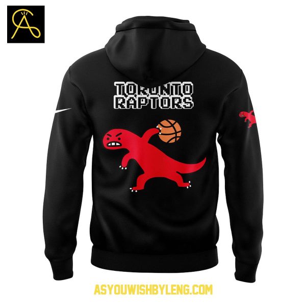 Toronto Raptors 2025 Dino Paint Collab Hoodie T-Shirt
