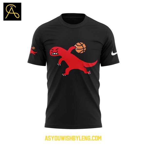 Toronto Raptors 2025 Dino Paint Collab Hoodie T-Shirt