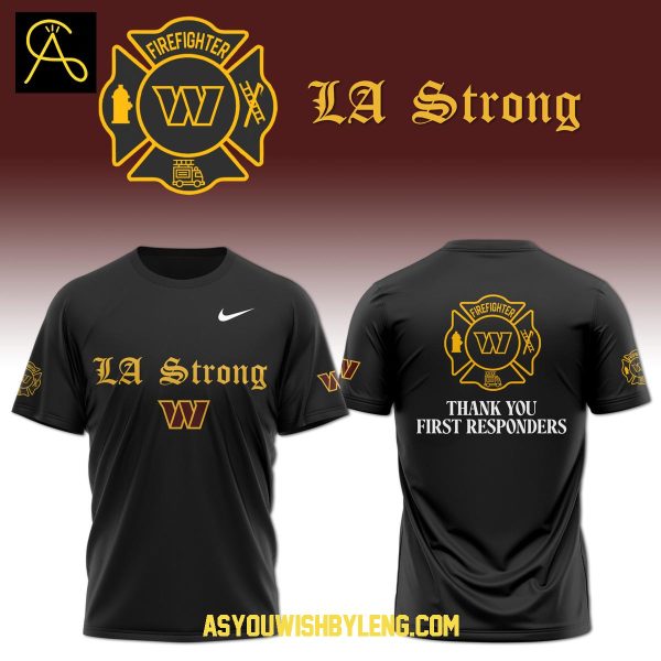 Washington Commanders Thank You First Responders 2025 Hoodie T-Shirt