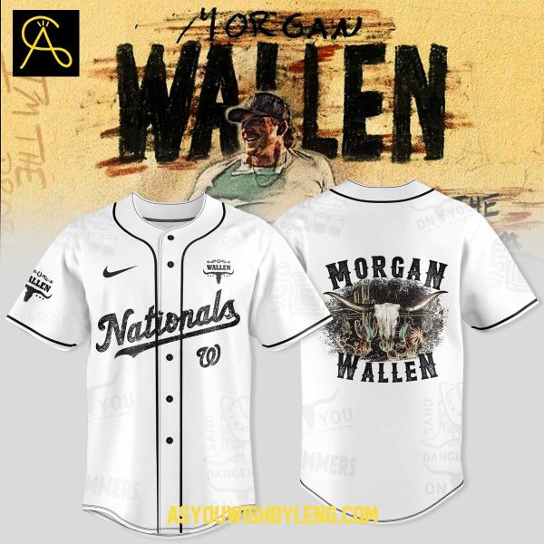 Washington Nationals 2025 Wallen Morgan Celebrate World Tour Baseball Jersey