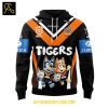 Wests Tigers Bluey And Bingo 2025 Heeler Family Hoodie T Shirt