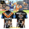 Wests Tigers Bluey And Bingo 2025 Heeler Family Hoodie T Shirt