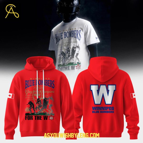 Winnipeg Blue Bombers October’s Very Own 2025 New Era Canada Hoodie T-Shirt