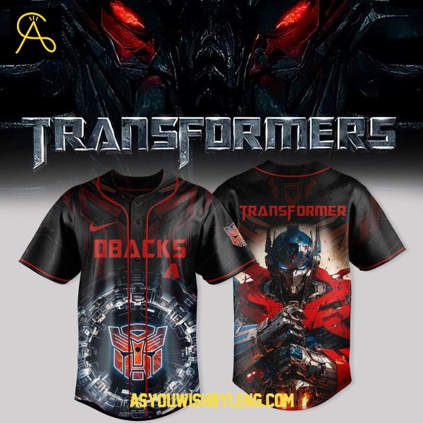 Arizona Diamondbacks Transformers Autobot Rising 2025 Baseball Jersey