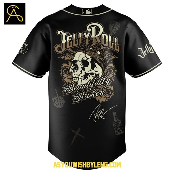Atlanta Braves Jelly Roll The Beautifully Broken Tour 2025 Baseball Jersey