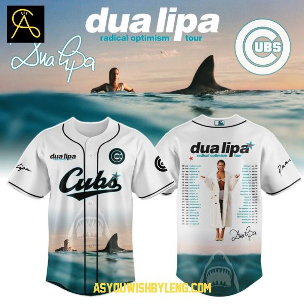 Chicago Cubs MLB For Dua Lipa Radical Optimism Tour 2025 Baseball Jersey