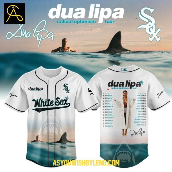 Chicago White Sox MLB For Dua Lipa Radical Optimism Tour 2025 Baseball Jersey
