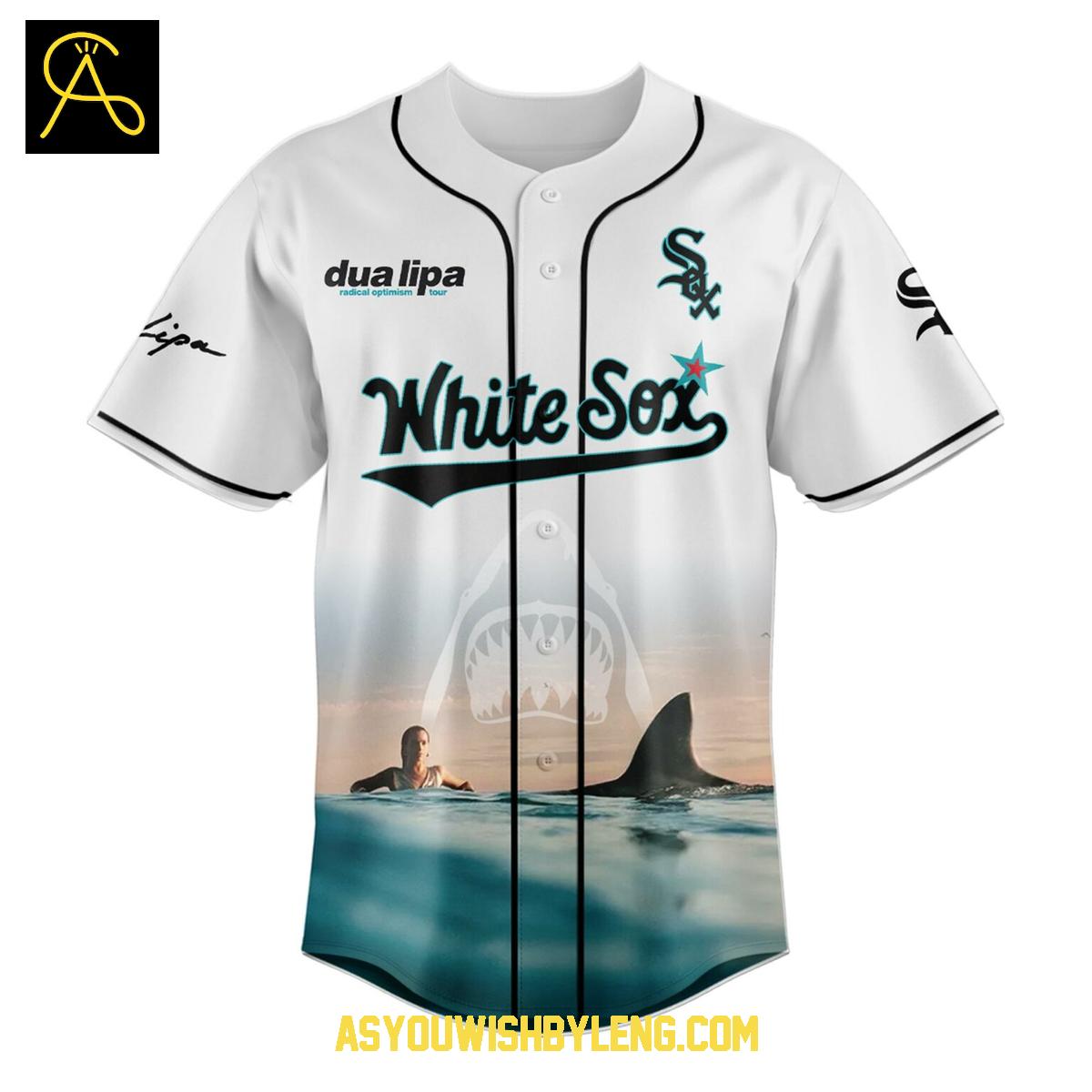 Chicago White Sox MLB For Dua Lipa Radical Optimism Tour 2025 Baseball Jersey Chicago White Sox MLB For Dua Lipa Radical Optimism Tour 2025 Baseball Jersey