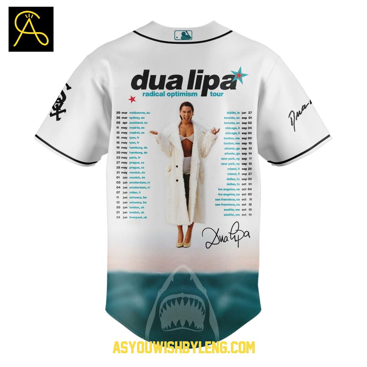 Chicago White Sox MLB For Dua Lipa Radical Optimism Tour 2025 Baseball Jersey Chicago White Sox MLB For Dua Lipa Radical Optimism Tour 2025 Baseball Jersey