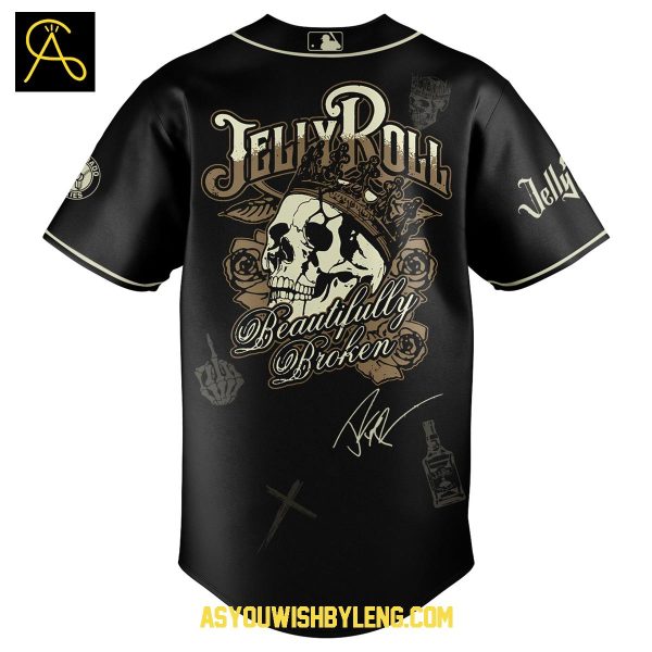 Colorado Rockies Jelly Roll The Beautifully Broken Tour 2025 Baseball Jersey