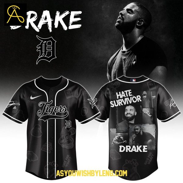 Detroit Tigers Drake Chromakopia The World Tour 2025 Baseball Jersey