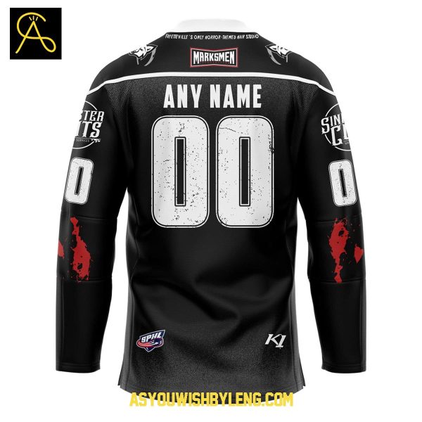 Fayetteville Marksmen Sinister Cuts 2025 New Season Hockey Jersey