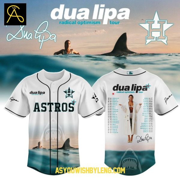 Houston Astros Dua Lipa Radical OptimismTour 2025 Baseball Jersey