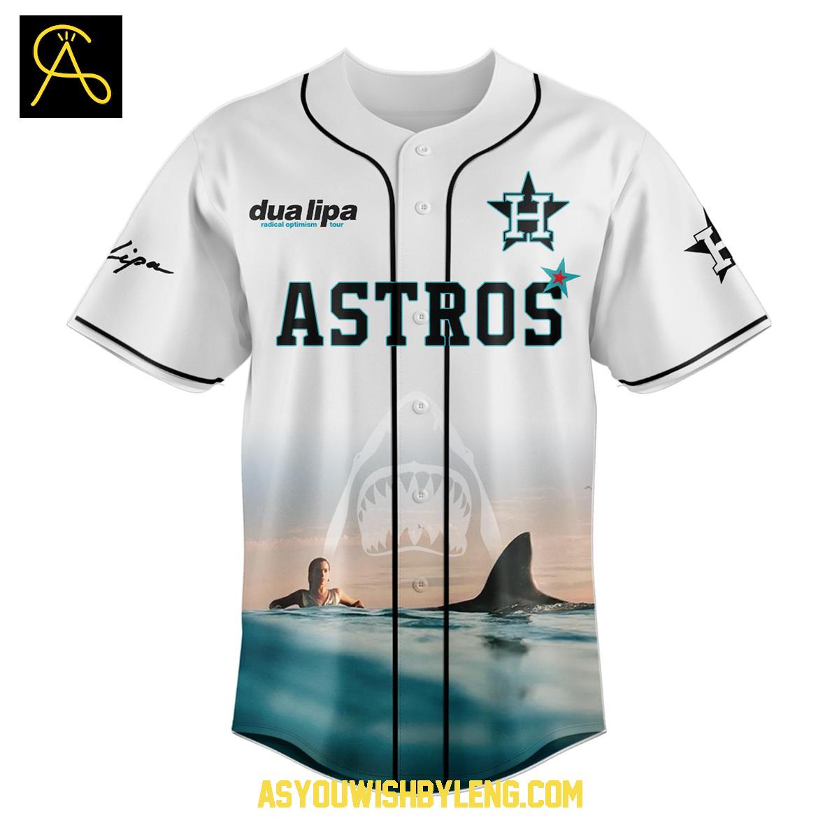 Houston Astros Dua Lipa Radical OptimismTour 2025 Baseball Jersey Houston Astros Dua Lipa Radical OptimismTour 2025 Baseball Jersey