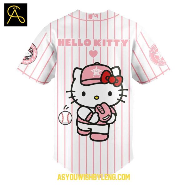 Houston Astros Hello Kitty 2025 True Pink Happiness Baseball Jersey