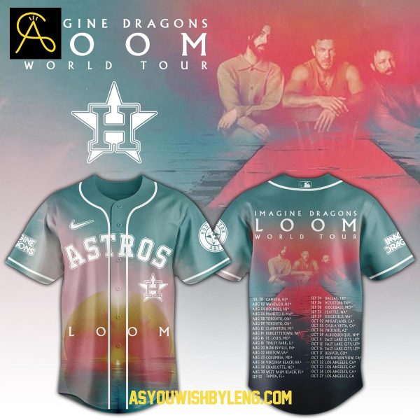 Houston Astros Imagine Dragons Loom 2025 World Tour Celebration Baseball Jersey
