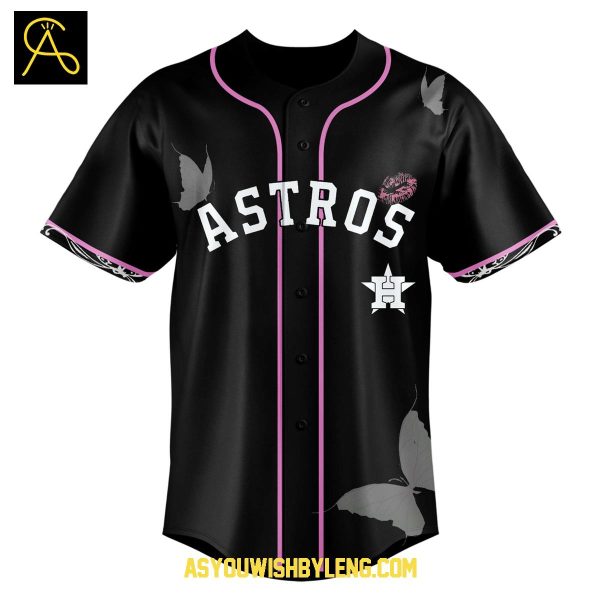 Houston Astros Kali Uchis The Sincerely Tour 2025 Baseball Jersey