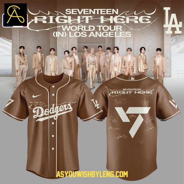 Los Angeles Dodgers 2025 MLB Seventeen Right Here World Tour Baseball Jersey