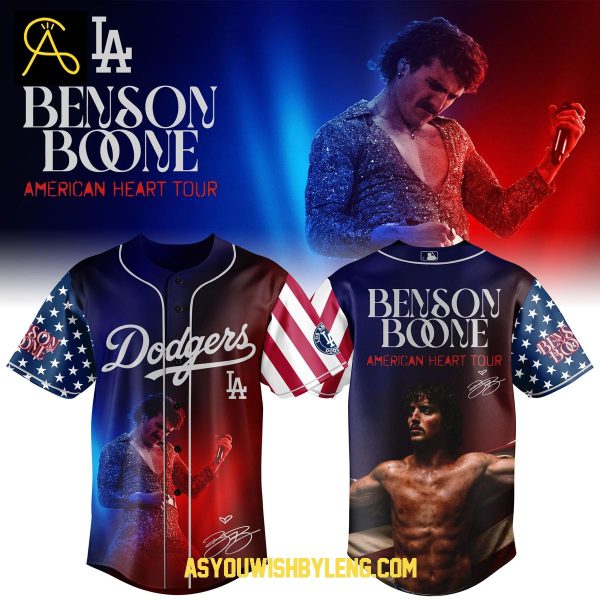 Los Angeles Dodgers Benson Boone American Heart Tour MLB Baseball Jersey