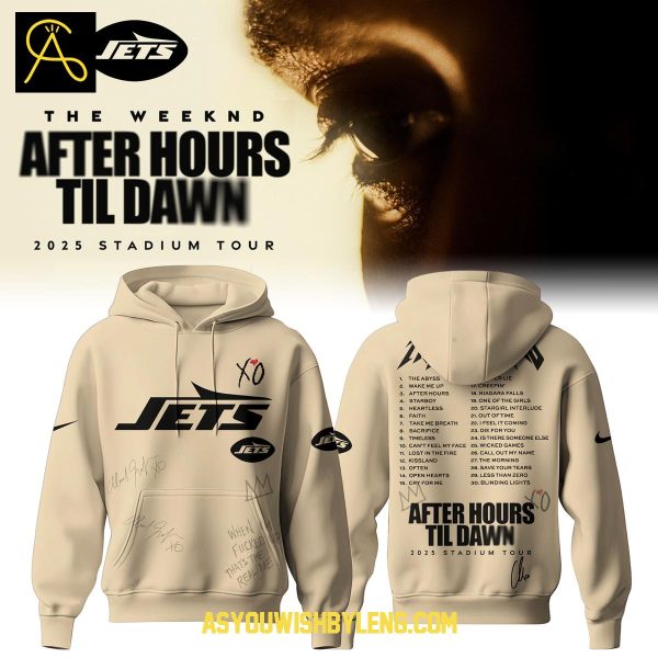 New York Jets NFL The Weeknd After Hours X.O Tour 2025 Hoodie Shirts