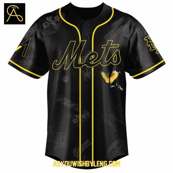 New York Mets Maroon 5 Love Is Like Tour 2025 Celebrate Baseball Jersey