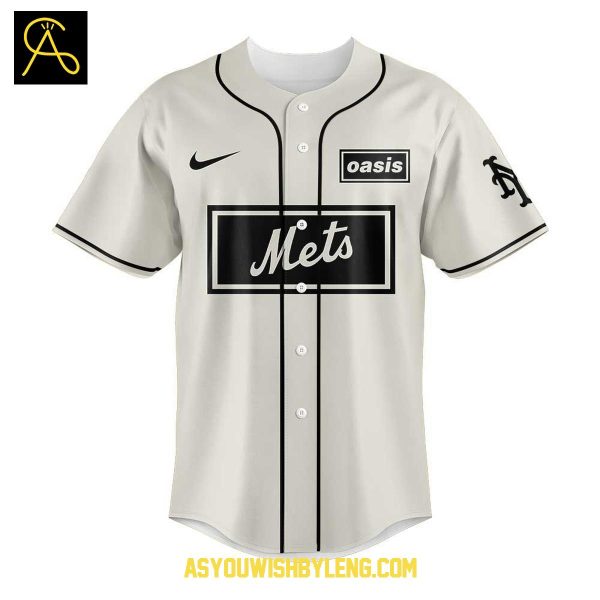 New York Mets Oasis “Live ’25 Tour Celebrating 2025 Baseball Jersey