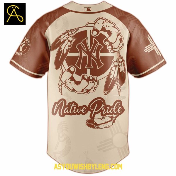 New York Yankees 2025 Native American Native Pride Baseball Jersey