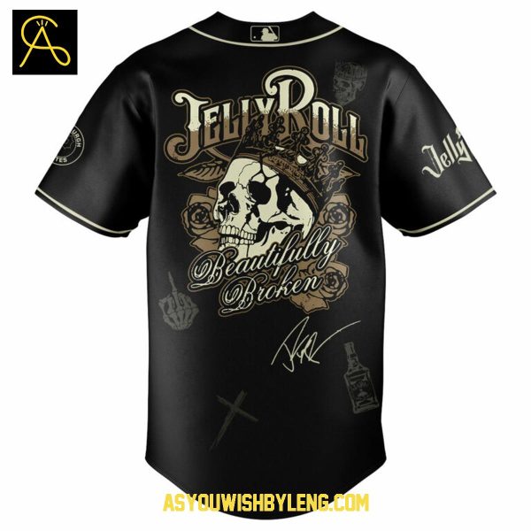 Pittsburgh Pirates Jelly Roll The Beautifully Broken Tour 2025 Baseball Jersey