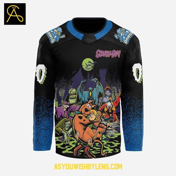 Roanoke Rail Yard Dawgs Scooby-Doo Night 2025 Personalized Hockey Jersey