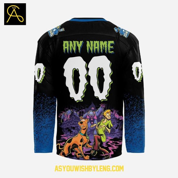 Roanoke Rail Yard Dawgs Scooby-Doo Night 2025 Personalized Hockey Jersey
