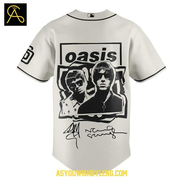 San Diego Padres Oasis “Live ’25 Tour Celebrating 2025 Baseball Jersey