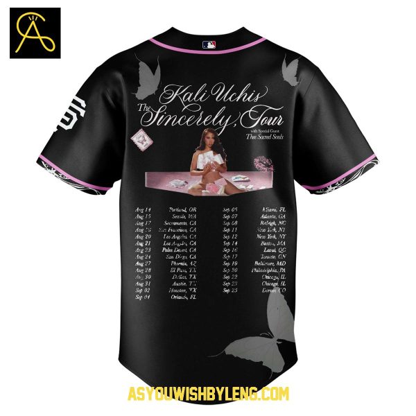 San Francisco Giants Kali Uchis The Sincerely Tour 2025 Baseball Jersey