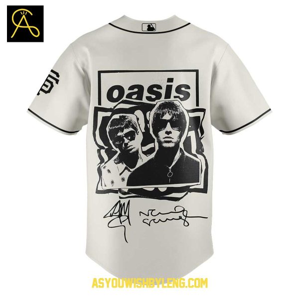 San Francisco Giants Oasis “Live ’25 Tour Celebrating 2025 Baseball Jersey