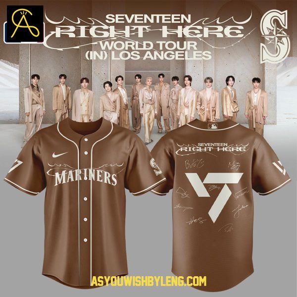 Seattle Mariners 2025 MLB Seventeen Right Here World Tour Baseball Jersey