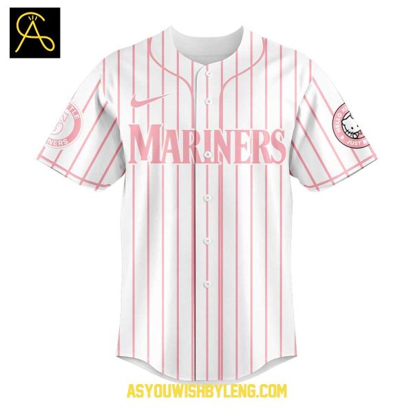 Seattle Mariners Hello Kitty 2025 True Pink Happiness Baseball Jersey