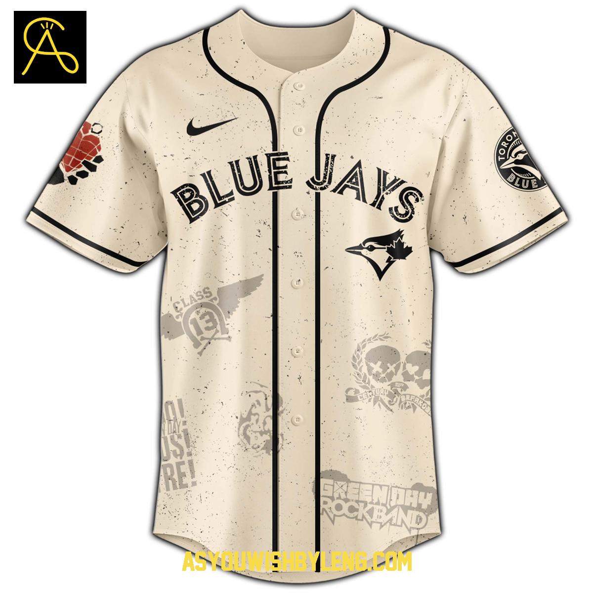Toronto Blue Jay Green Day 2025 American Idiot 2 Baseball Jersey Toronto Blue Jay Green Day 2025 American Idiot 2 Baseball Jersey