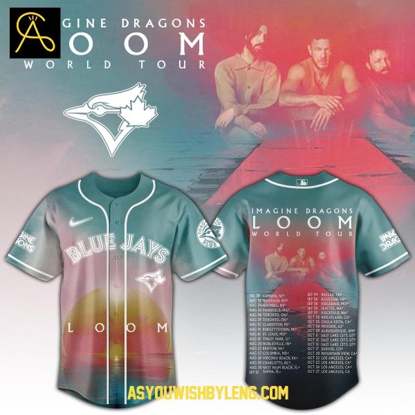 Toronto Blue Jays Imagine Dragons Loom 2025 World Tour Celebration Baseball Jersey