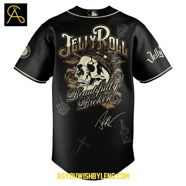 Washington Nationals Jelly Roll The Beautifully Broken Tour 2025 Baseball Jersey